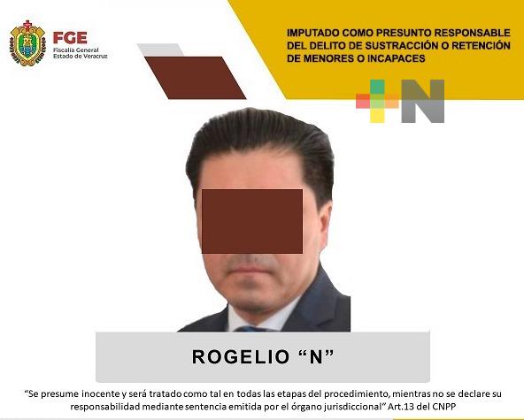 Rogelio «N» es imputado como presunto responsable del delito de sustracción o retención de menores o incapaces 