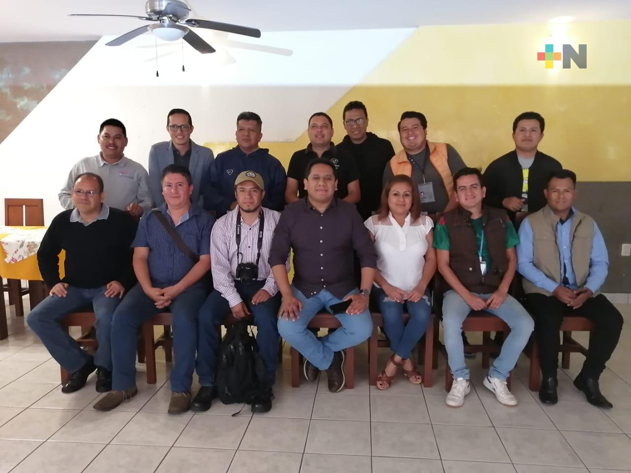 Fortalece CEAPP atención a periodistas del municipio de Huatusco
