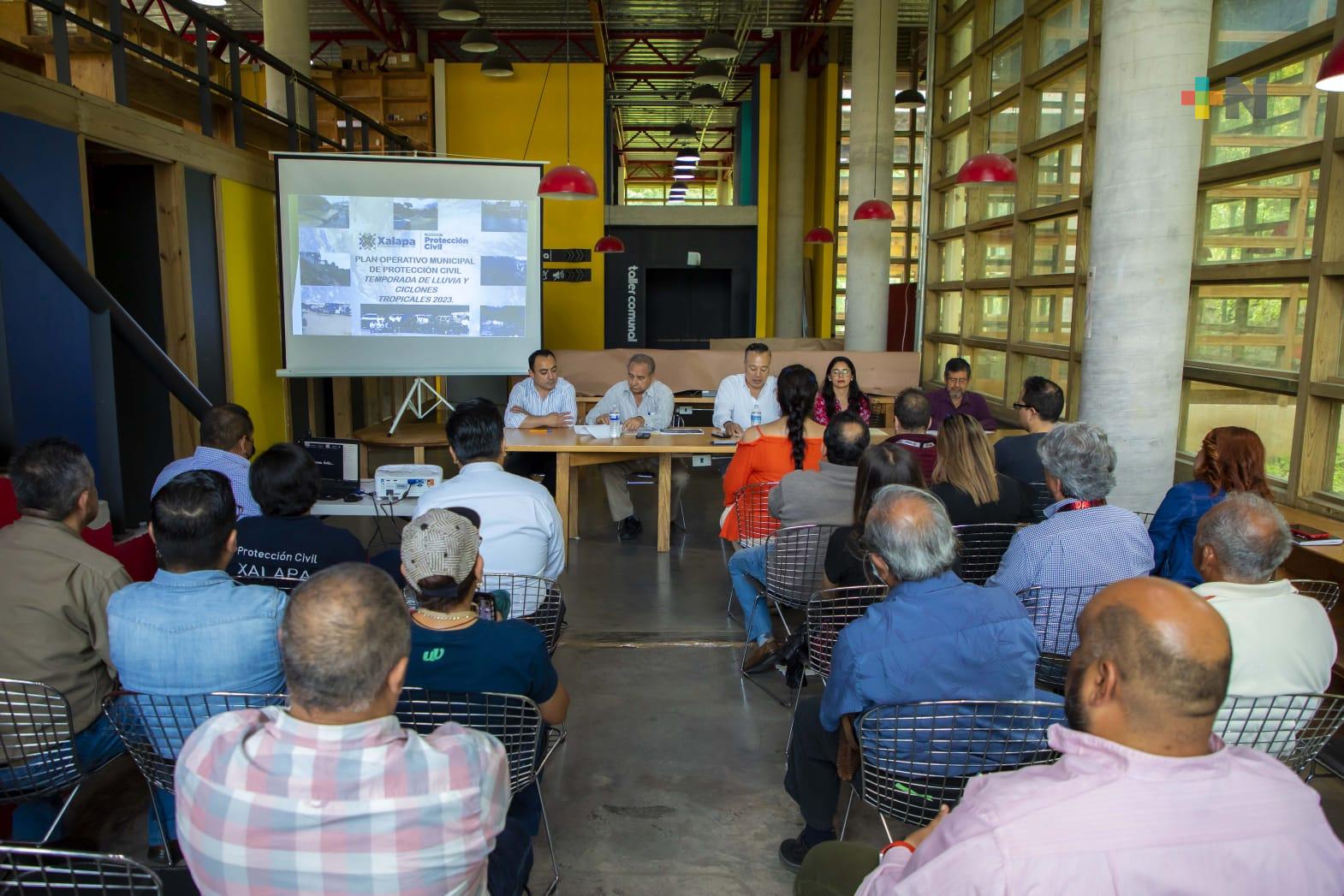 Instala Ayuntamiento Consejo Municipal de PC para temporada de Lluvias y Ciclones Tropicales 2023