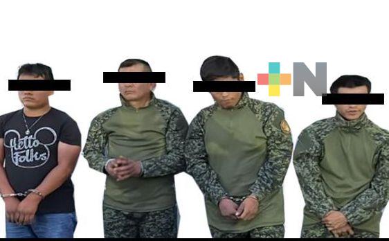 Captura SSP a cuatro sujetos por diversos delitos, durante operativo en Poza Rica
