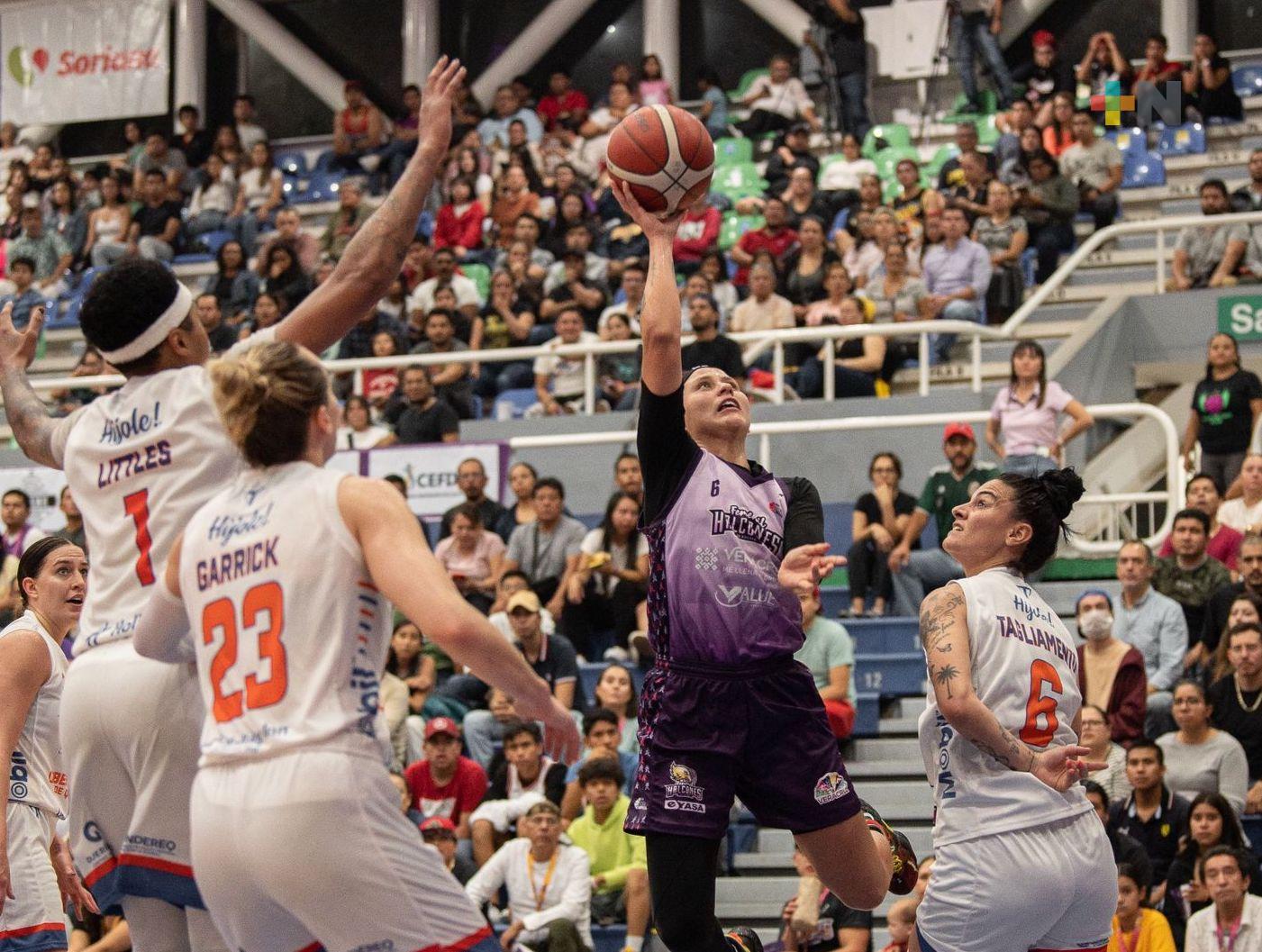 Libertadoras de Querétaro vencieron por 91-90 a los Halcones de Xalapa Femenil