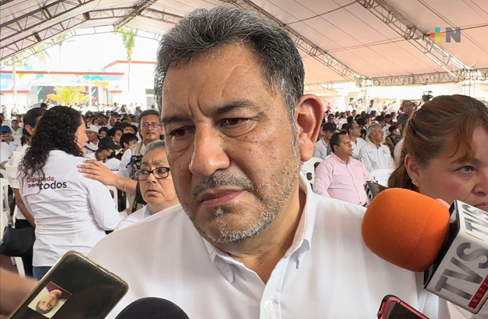«Visita de AMLO traerá noticias favorables para el sur de Veracruz»: Amado Cruz