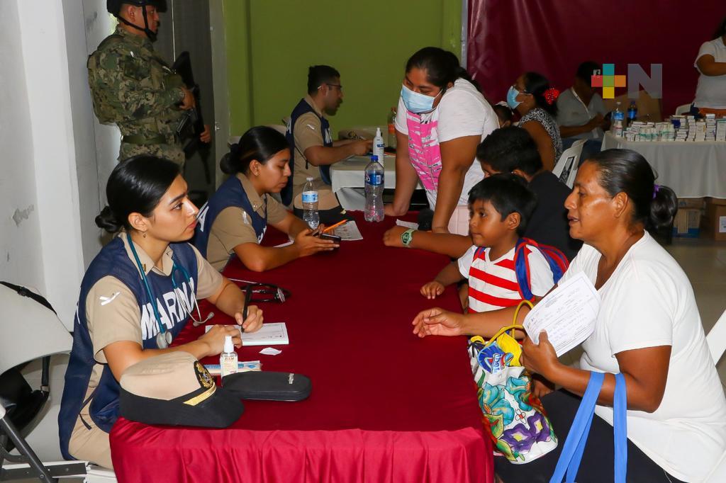 Inician brigadas de salud del Plan Marina en Nanchital