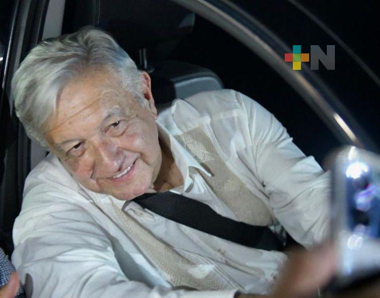 Supervisa presidente López Obrador ampliación del puerto de Coatzacoalcos
