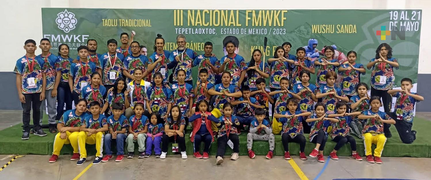 Veracruz  logra 73 medallas en nacional de wushu