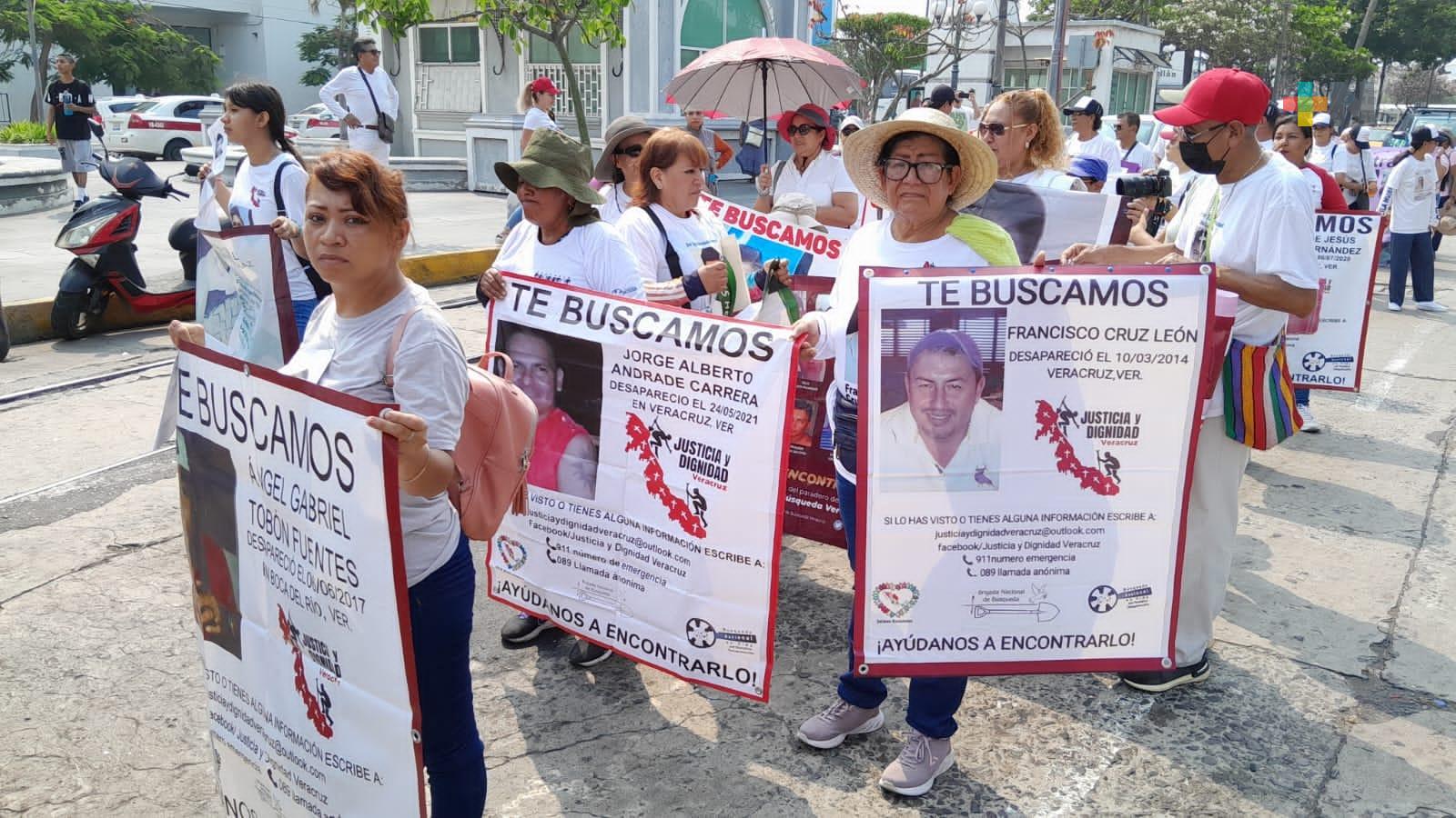 CEDH acompaña a familiares de personas desaparecidas en movilización