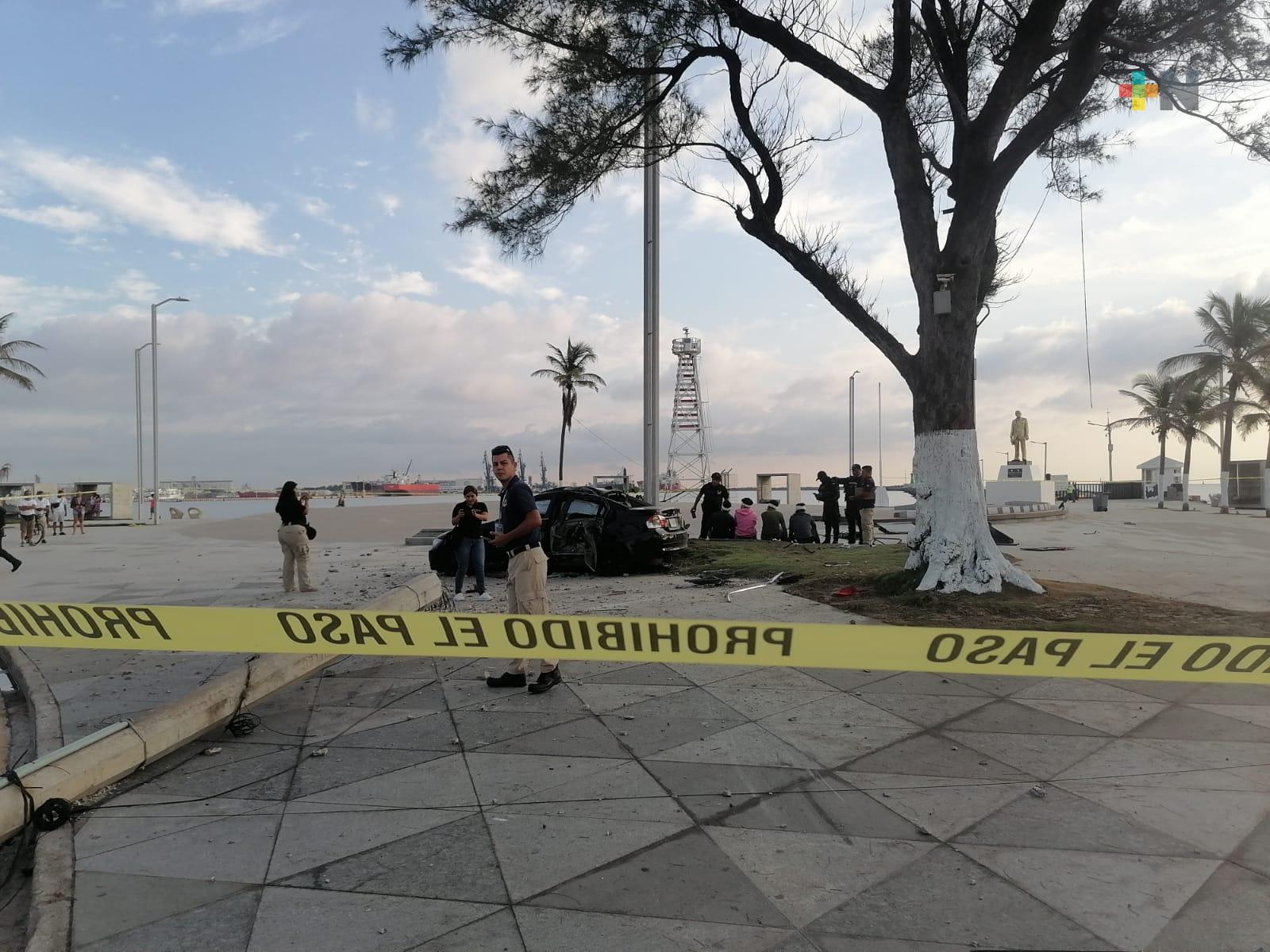 Seguirá en prisión conductor de vehículo accidentado en bulevar de Veracruz puerto