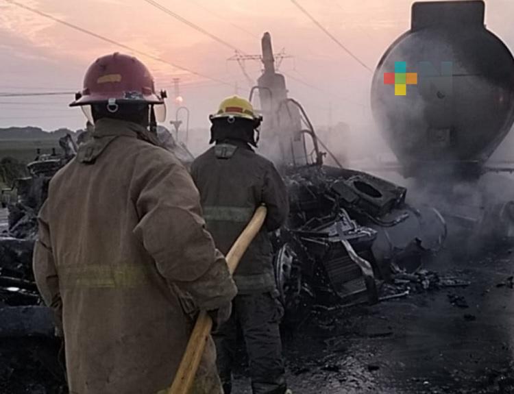 Trágico accidente se registra en autopista Nuevo Teapa-Cosoleacaque