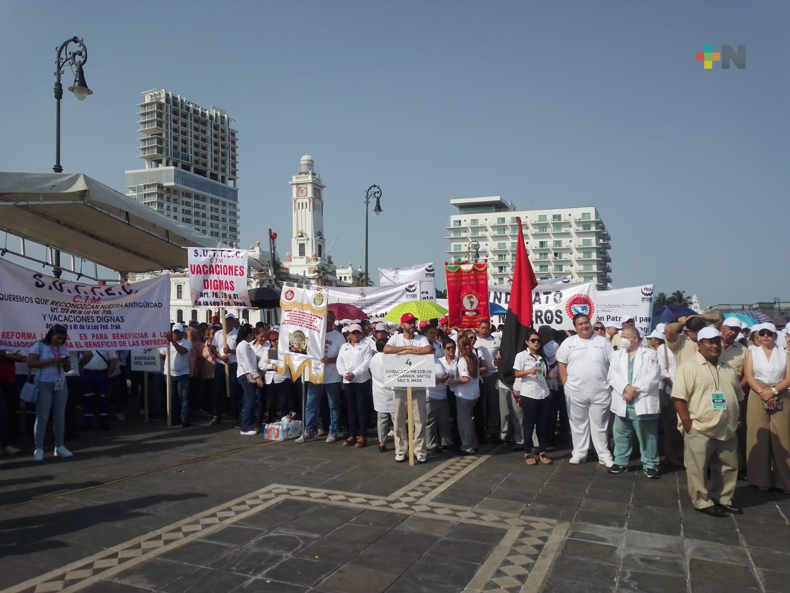 Celebra Congreso del Trabajo del Estado de Veracruz iniciativas para mejorar condiciones laborales