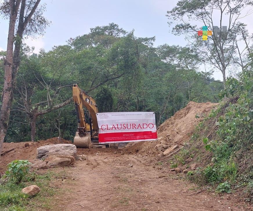 Clausuran mina Las Lajas ubicada en congregación de Coatepec