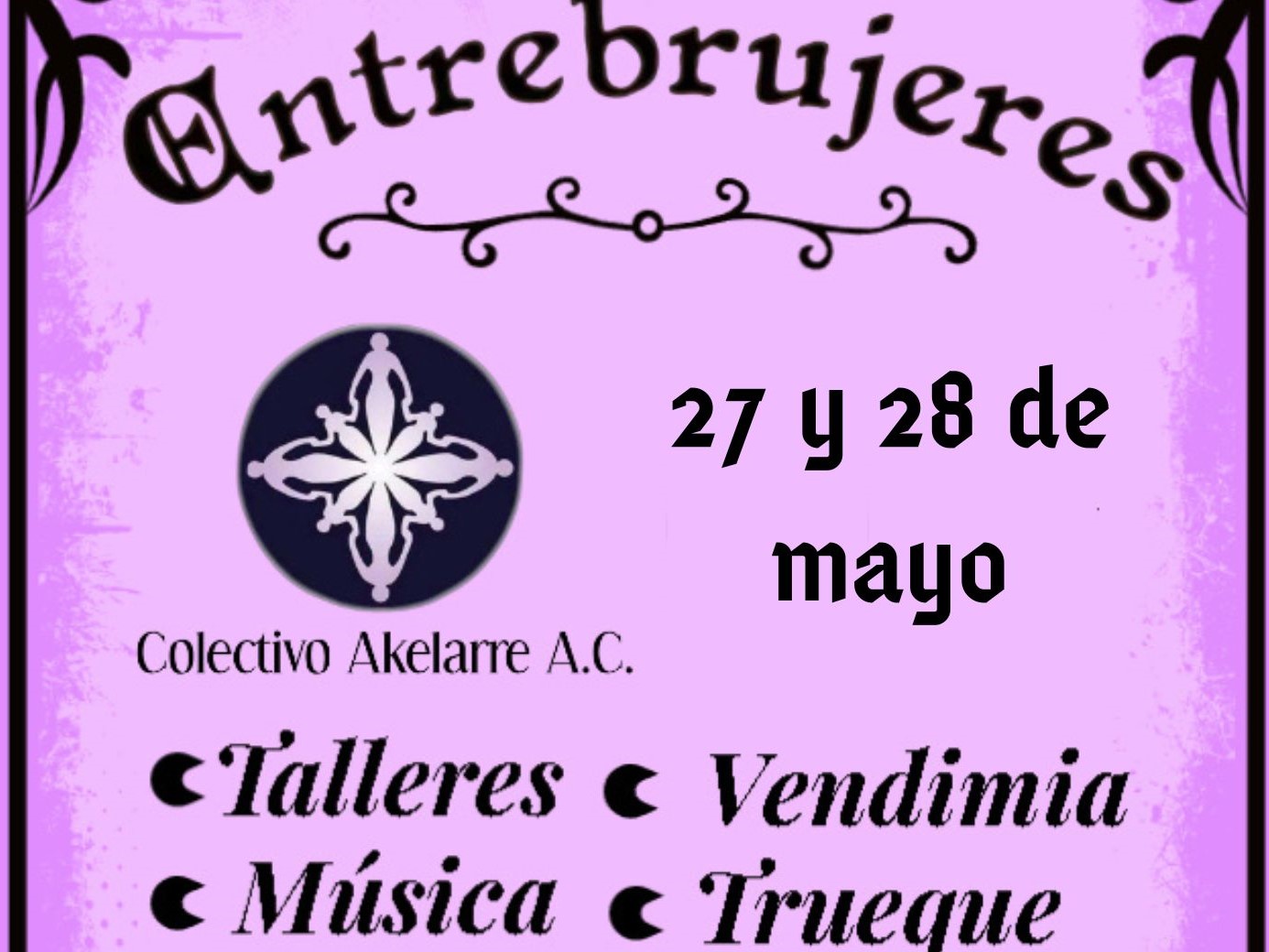 Colectivo Akelarre invita a encuentro Entrebrujeres