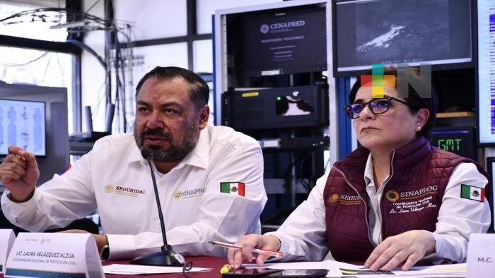 Se activa fase 3 de semáforo amarillo por alerta volcánica del Popocatépetl