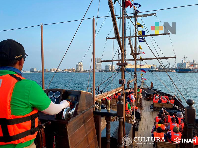 La goleta “Iguala” cumple una semana de operaciones exitosas en Veracruz puerto