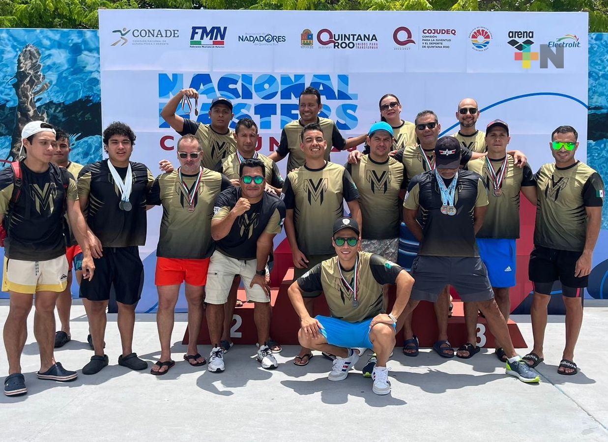Destacan nadadores máster de Veracruz, en Nacional Curso Largo