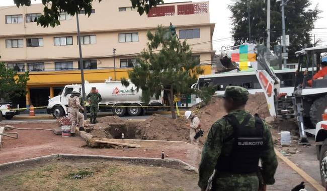 En Ciudad de México, Guardia Nacional localiza tomas clandestinas para sustracción ilegal de combustible