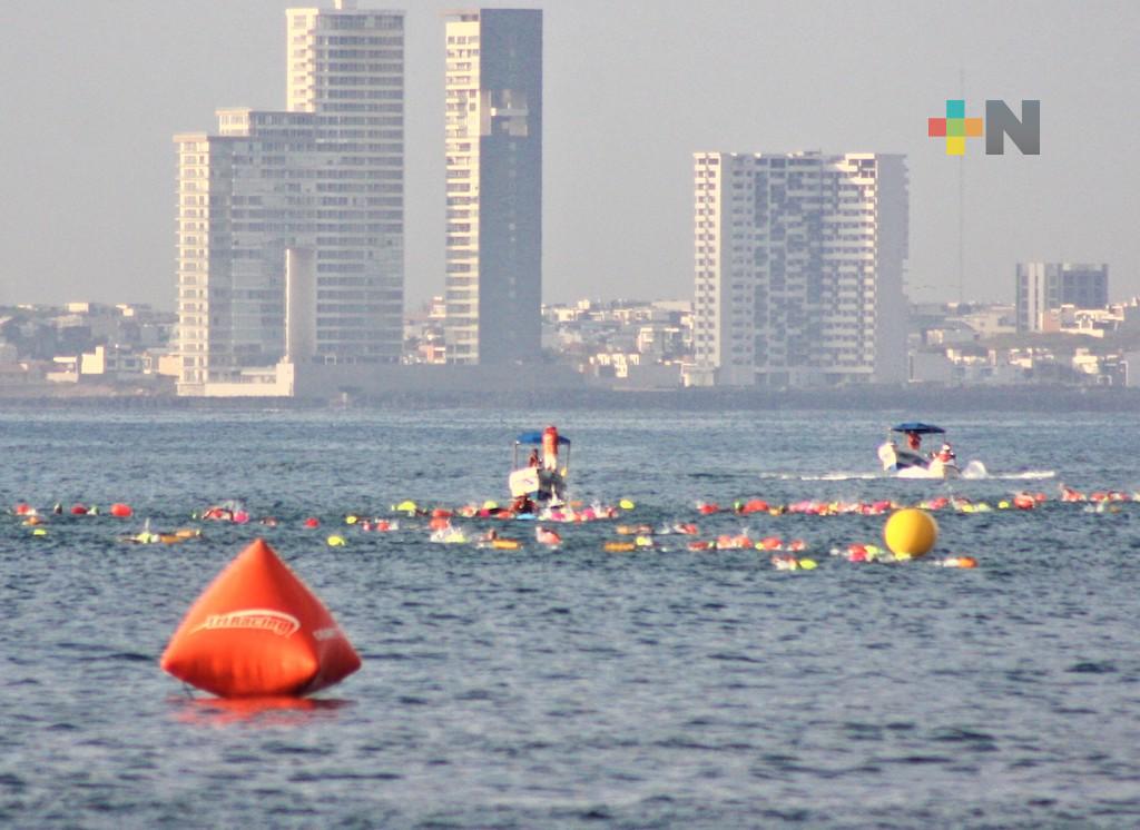 Inicia décima Travesía Aguas Abiertas Gran Retto Veracruz 2023