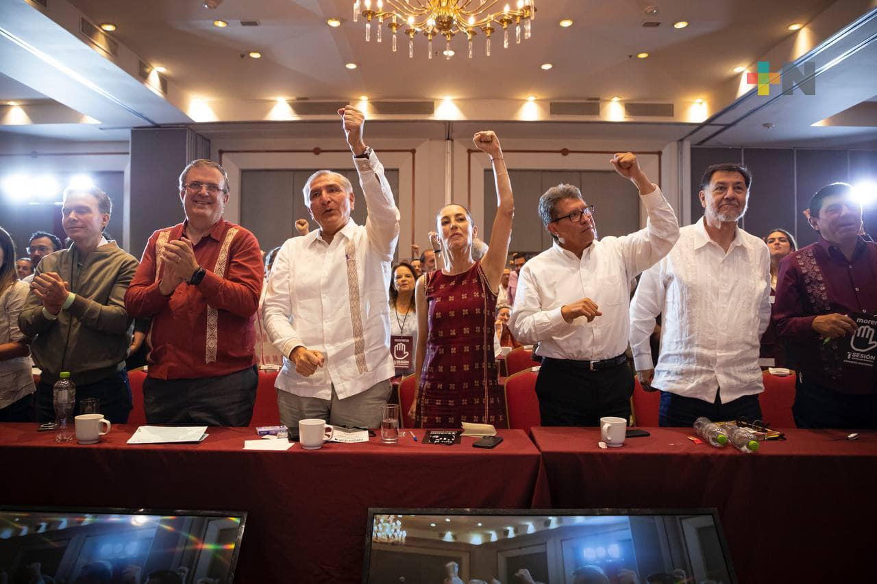 Consejo Nacional de Morena acuerda ruta para aspirantes a candidatura presidencial con 5 encuestas en el camino