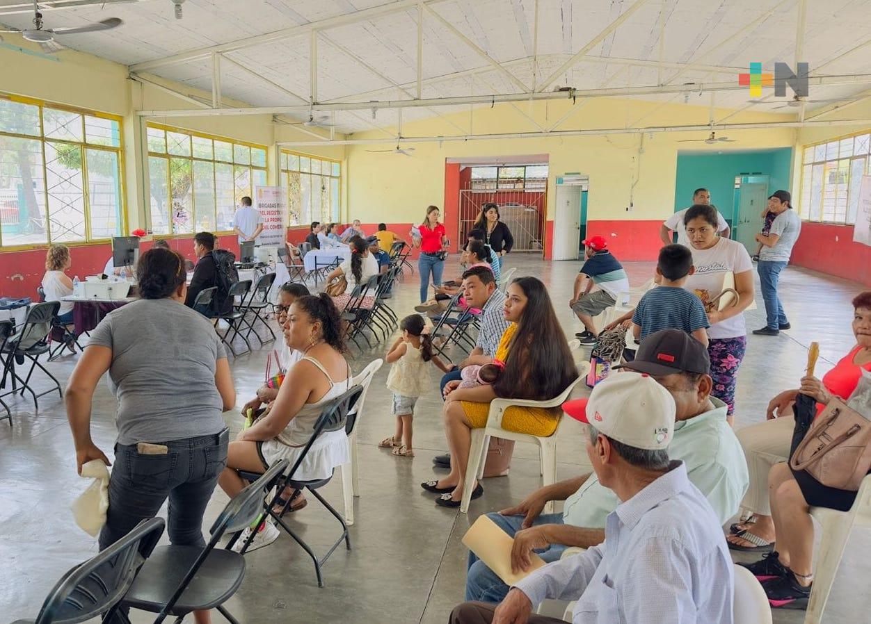 En Yanga las Brigadas Itinerantes del Registro Civil otorgan más de mil servicios a población