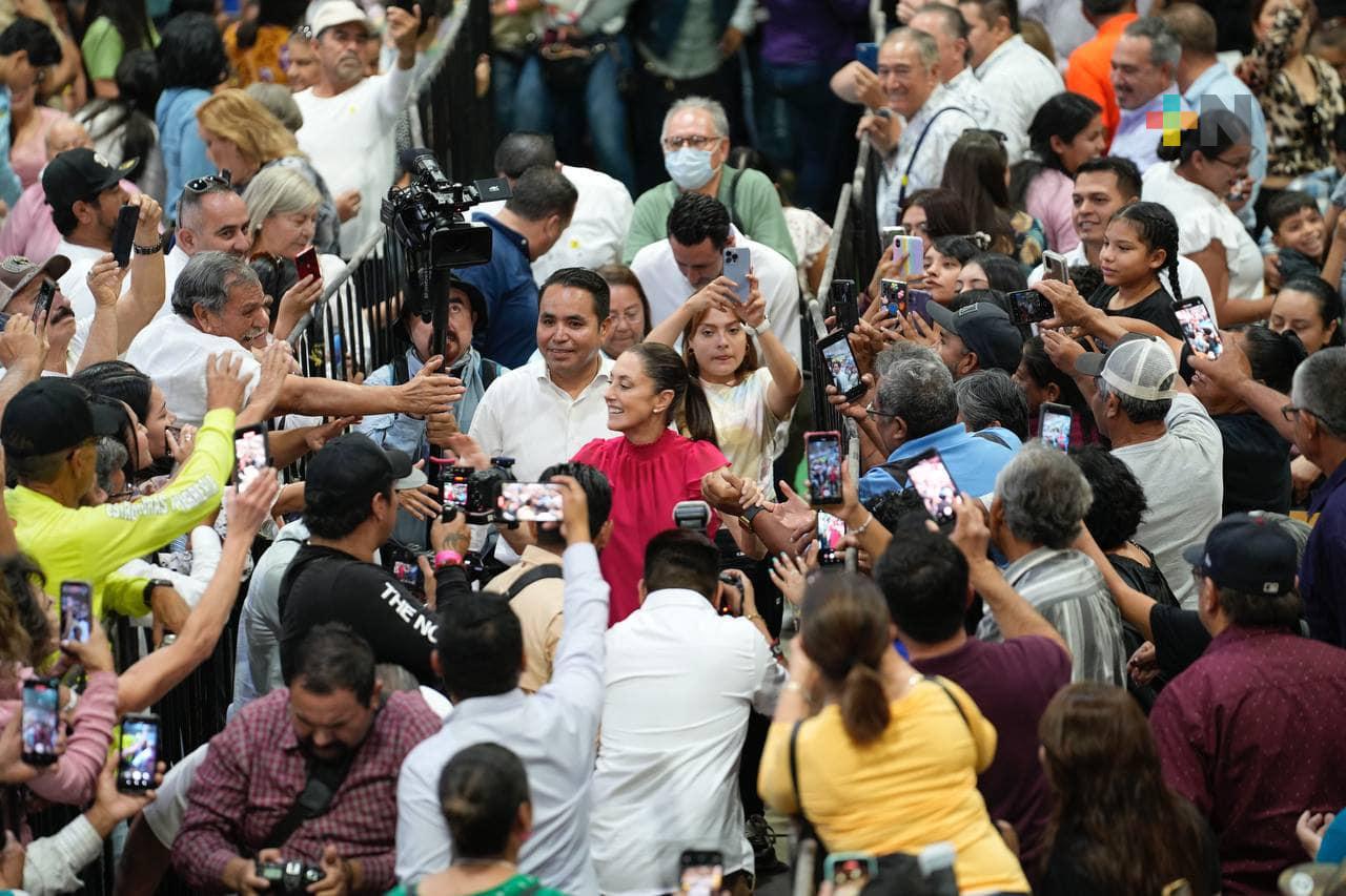 Mujeres y hombres sonorenses apoyan la continuidad de la 4T: Claudia Sheinbaum