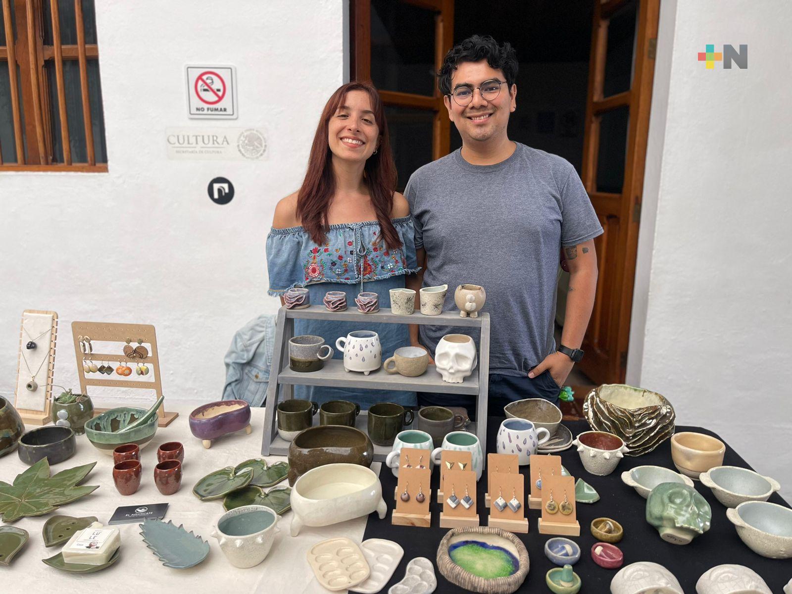 Artesanos de Xalapa realizan expo venta en Galería de Arte Contemporáneo