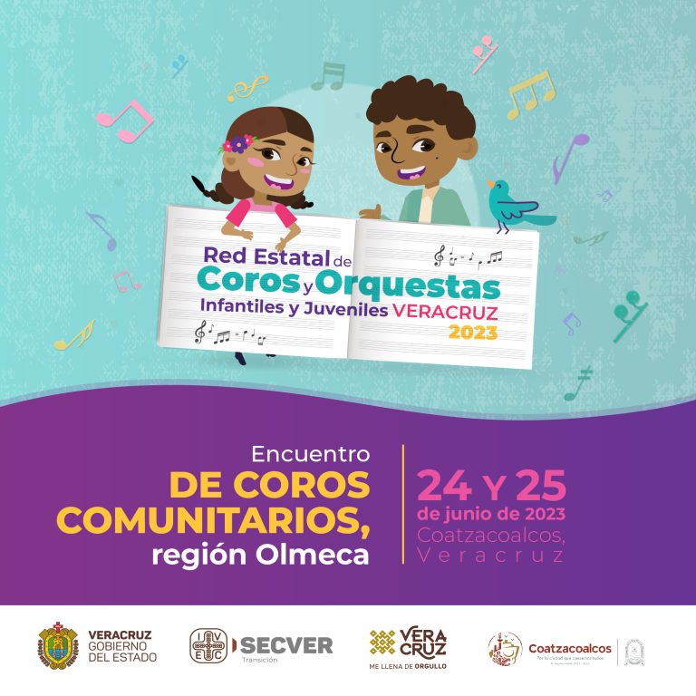 Celebra IVEC encuentro de coros comunitarios de la región Olmeca