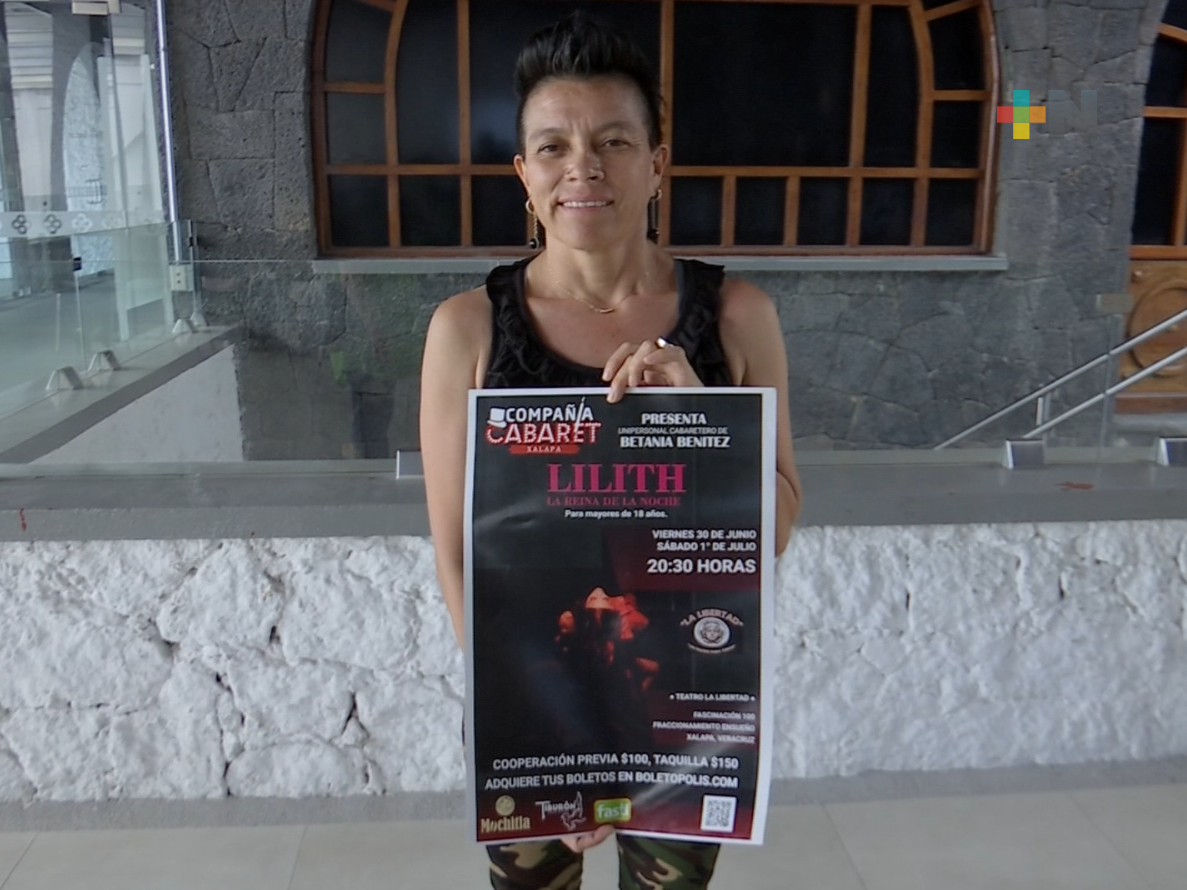 Invitan al unipersonal cabaretero “Lilith, la reina de la noche”
