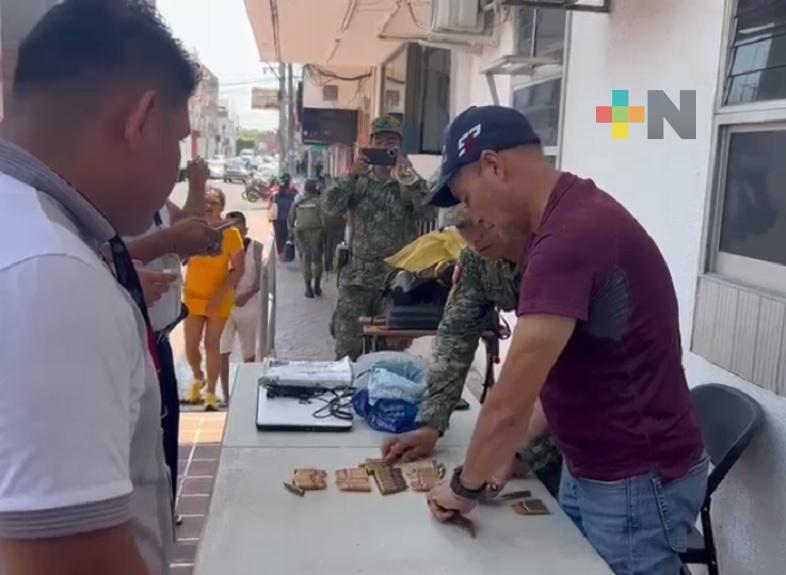 Realizan campaña de canje de armas en Martínez de la Torre