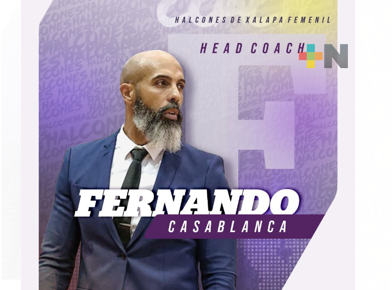 Halcones de Xalapa Femenil tiene nuevo entrenador, el boricua Fernando Casablanca