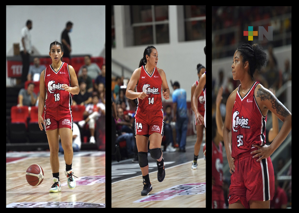Tres Rojas de Veracruz convocadas al Juego de Estrellas Femenil LNBP