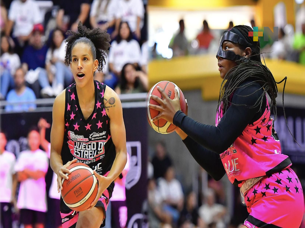 Okonkwo y Roselis brillaron en Juego de Estrellas de LNBP Femenil