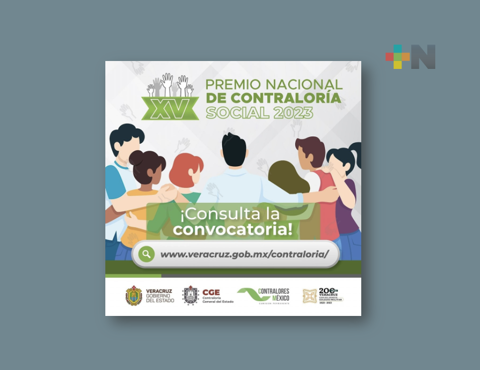 Vence plazo para inscribirse a Premio de Contraloría Social 2023