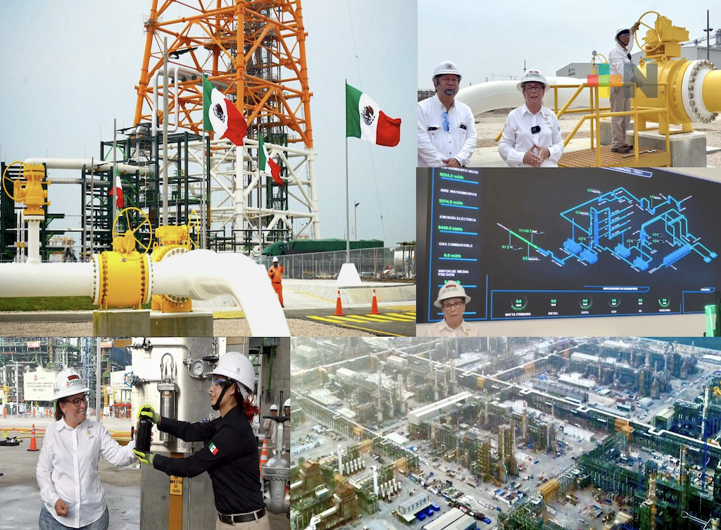 Refinería Olmeca Dos Bocas ya está cargando crudo, Rocío Nahle cumplió