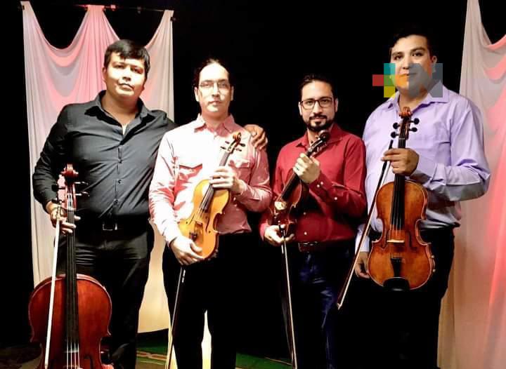 Cuarteto Una Cuerda se presentará en Centro Cultural Casa Principal de Veracruz