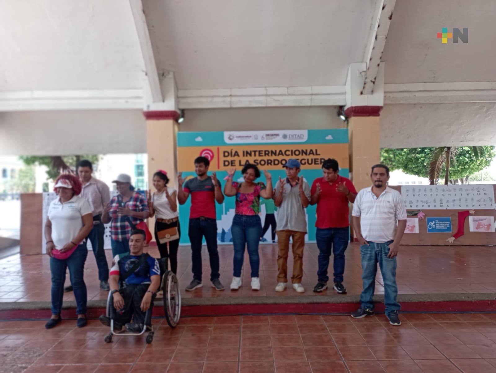 Conmemoran en Coatzacoalcos Día Internacional de la Sordoceguera