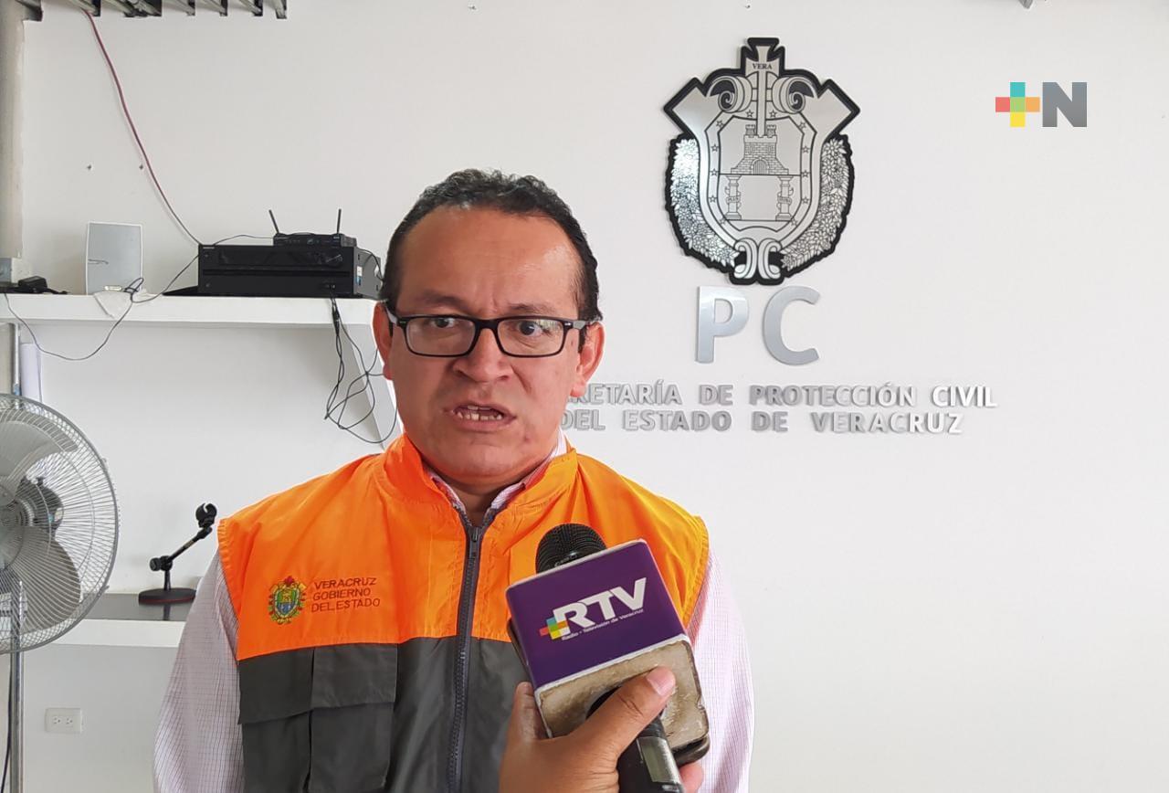 Efectos de la onda tropical 18 durante el fin de semana en Veracruz