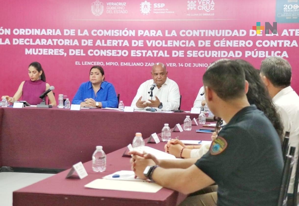 Preside Eric Cisneros sesión del Consejo Estatal de Seguridad