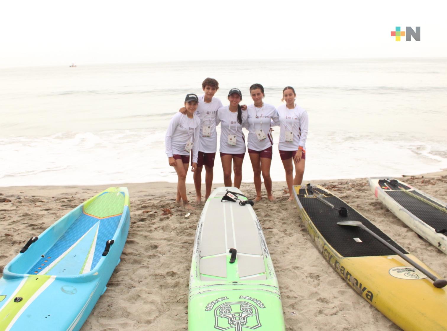 Suma Veracruz cinco preseas en Stand Up Paddle, de Nacionales Conade