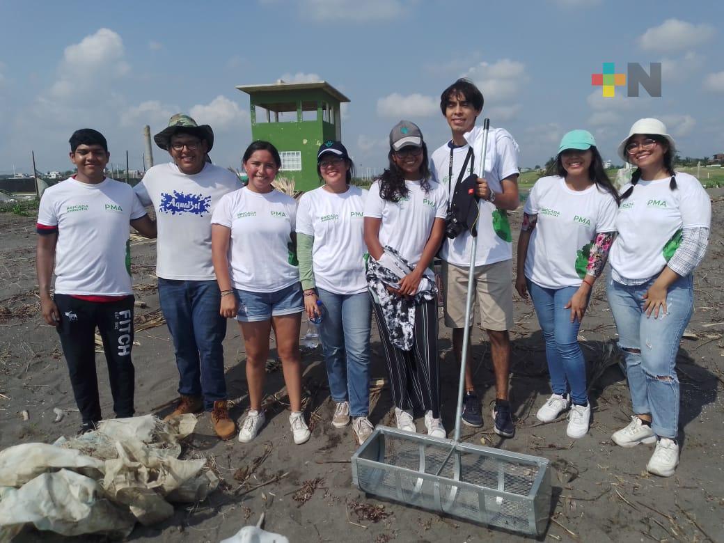 Alumnos de tecnológico de Veracruz colaboran en cuidado ambiental