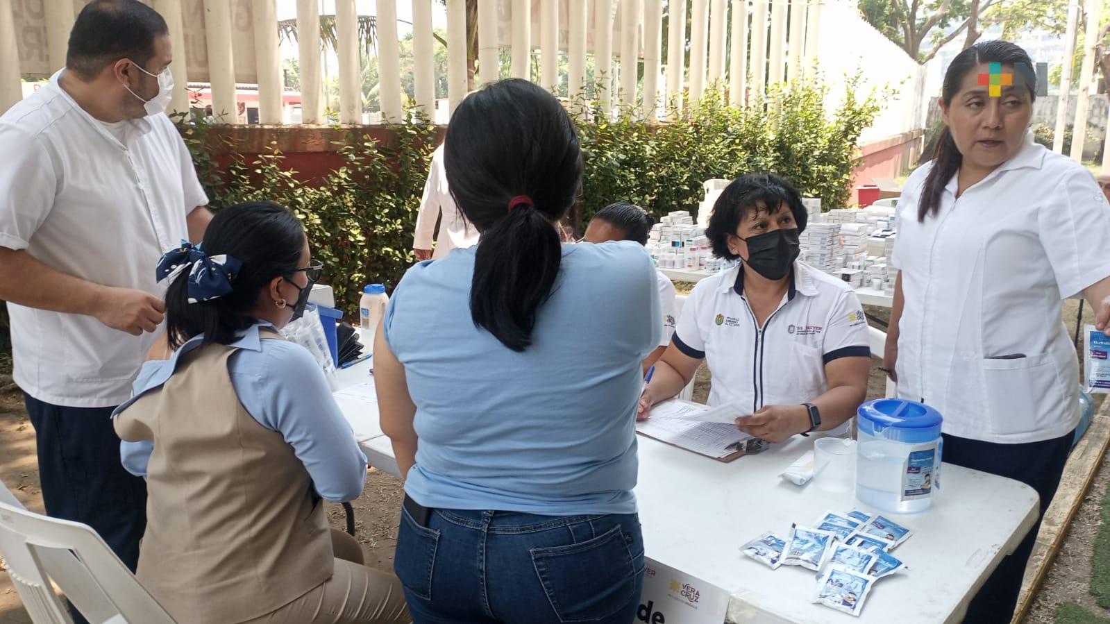 Operan módulos de hidratación en centros de salud de 18 municipios del sur de Veracruz