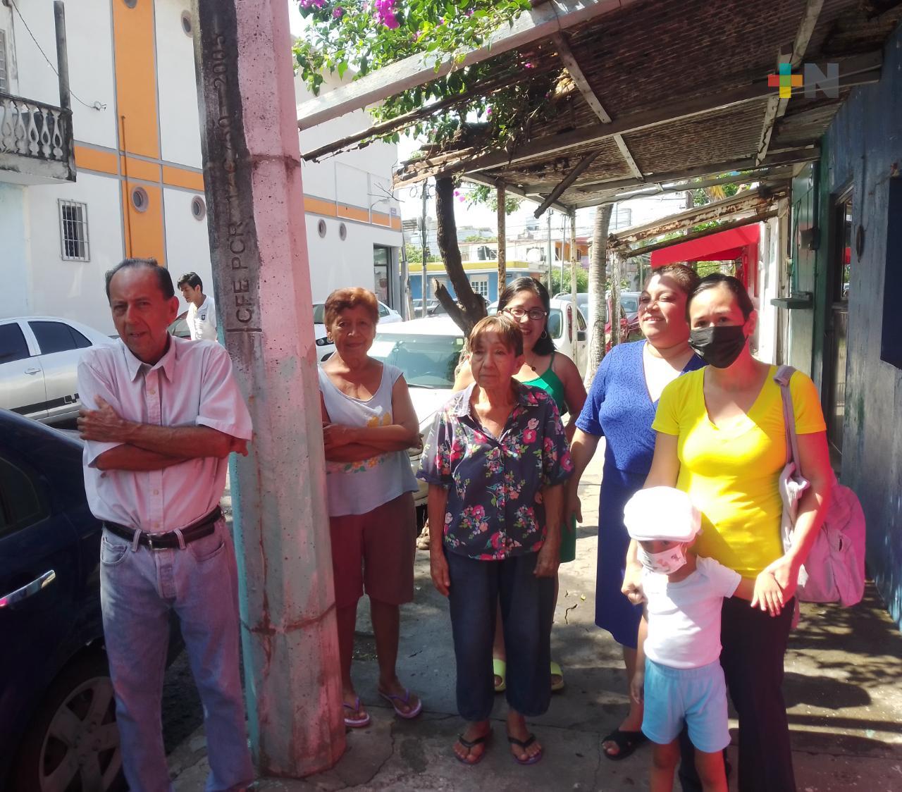 Sin agua desde hace ocho días en calles Carmen Serdán y Alacio Pérez de Veracruz