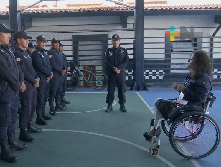 Policías de Veracruz han sido capacitados para atender a personas con discapacidad