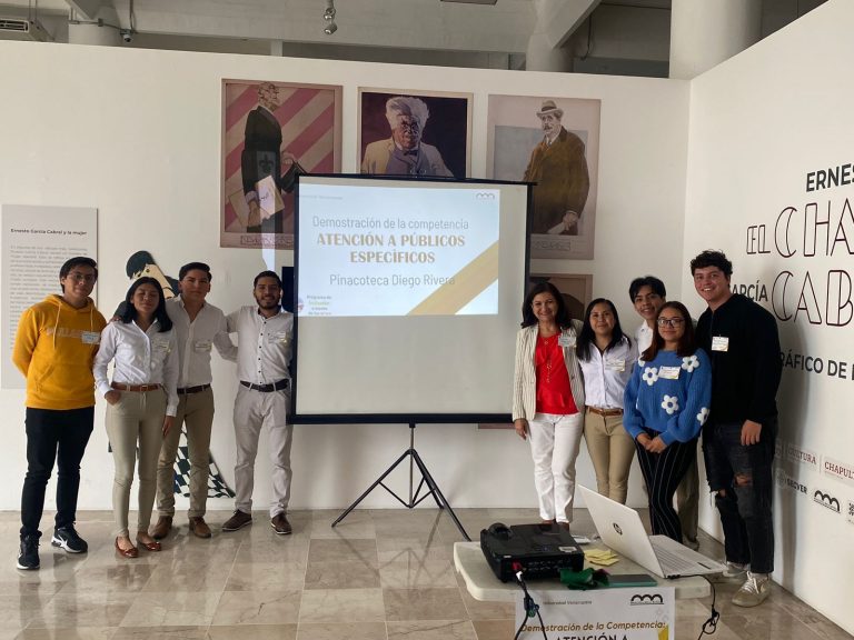 En colaboración entre IVEC y UV, estudiantes de la FCAS imparten taller a personal de la Pinacoteca Diego Rivera