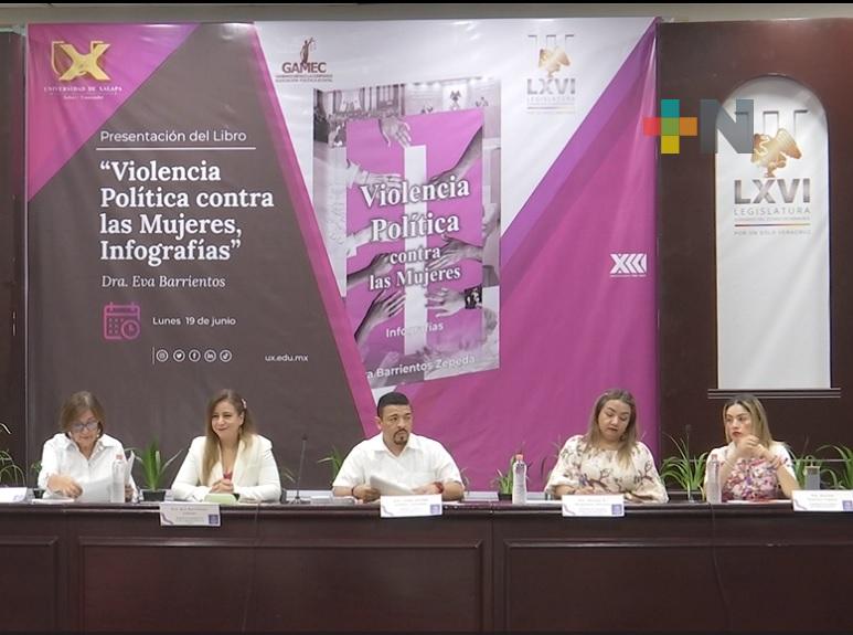 Presentan libro “Violencia política contra las mujeres, infografías”