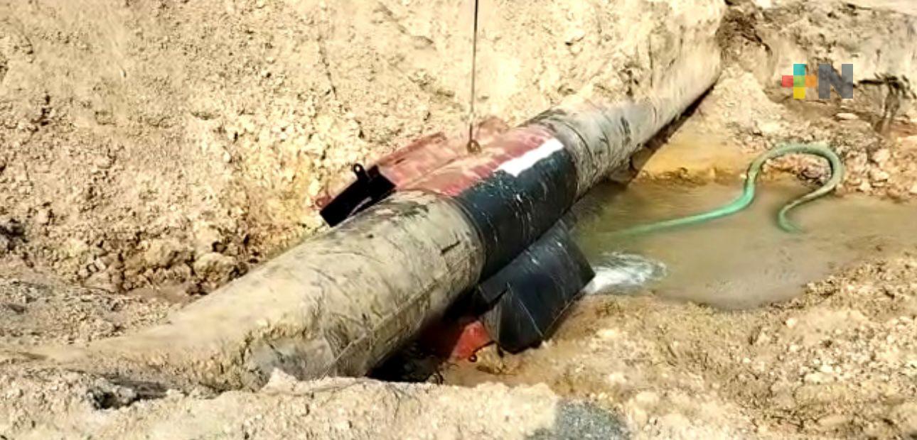 Reparación de CMAS afectará a colonias de Coatza hasta la próxima semana