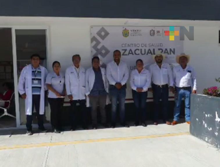 Sesver asigna doctor al centro de salud de Zacualpan