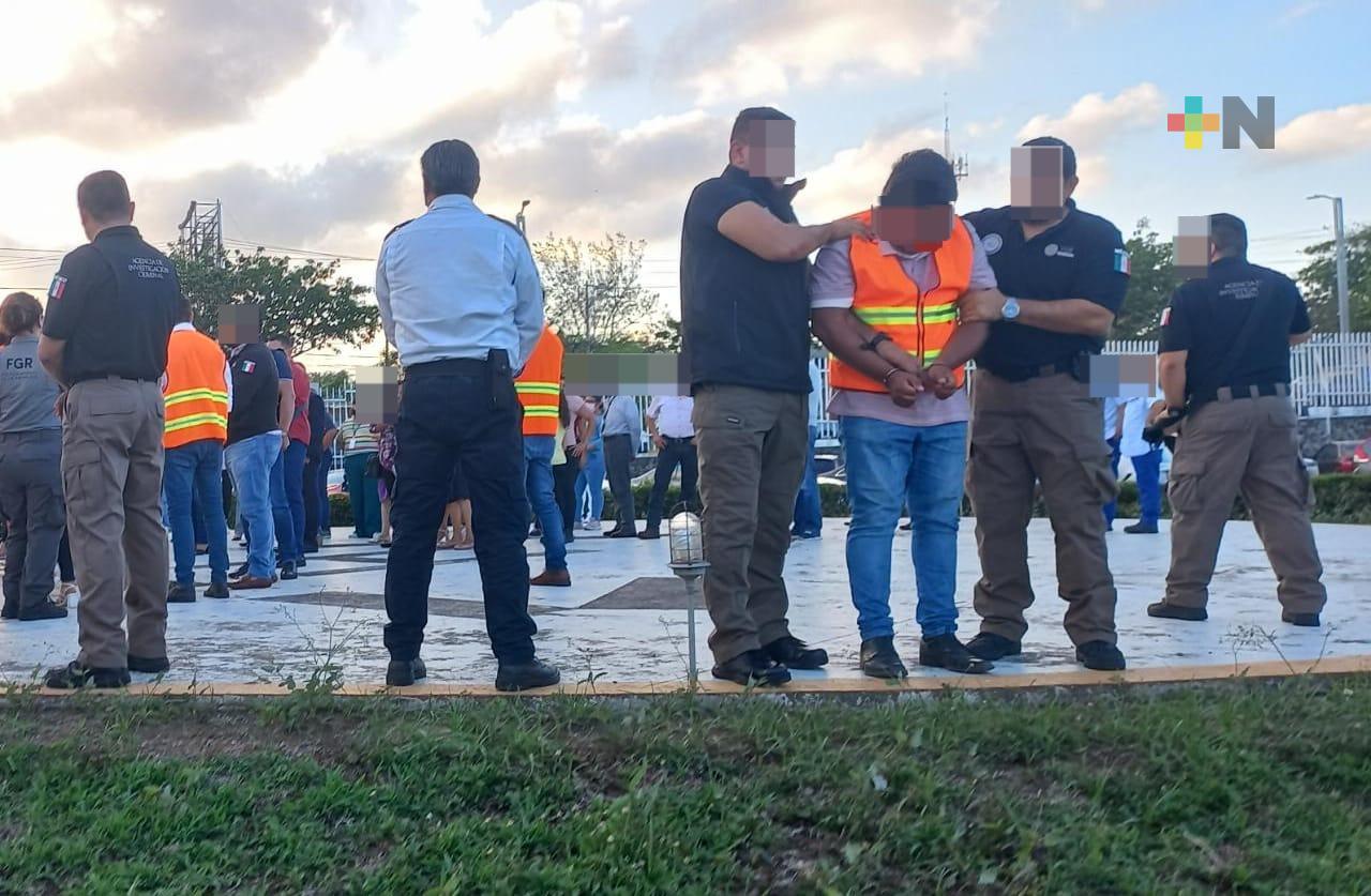 Efectúan simulacro de incendio en instalaciones de FGR Veracruz