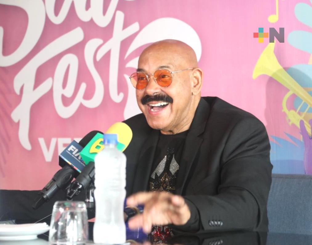 Óscar D´León rendirá homenaje a Veracruz este sábado, en el Salsa Fest