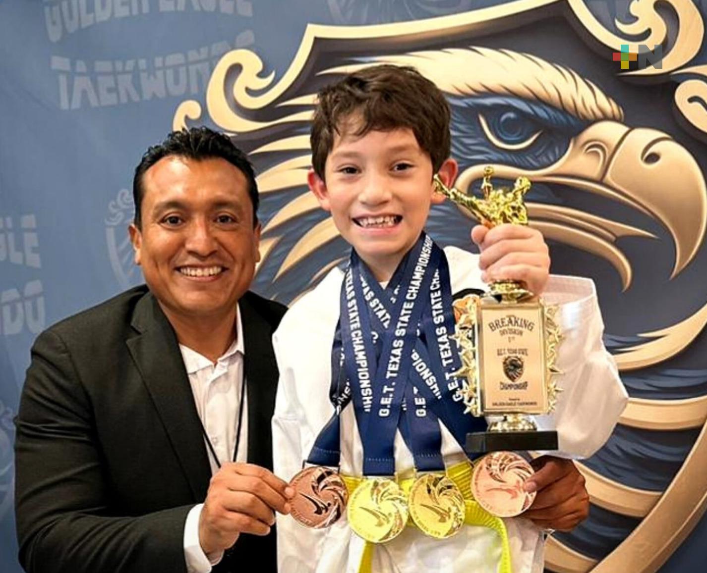 Es Paco Garrido joven promesa del taekwondo