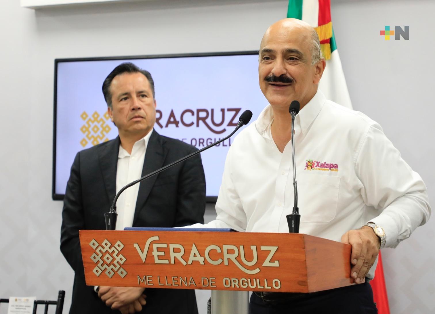 En coordinación y con apoyo de Gobierno estatal, Xalapa está cambiando: Ricardo Ahued
