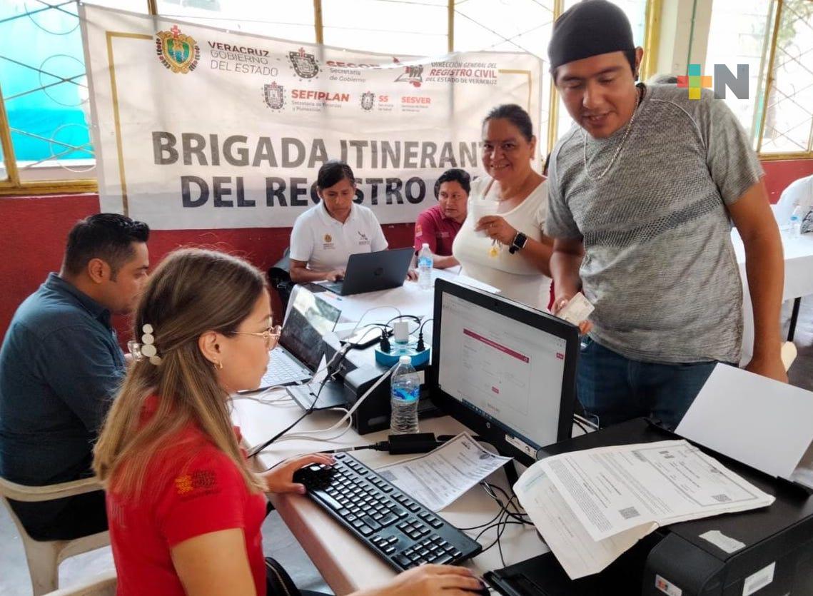Alcalde de Yanga agradece a Brigada Itinerante del Registro Civil el servicio  brindado a la ciudadanía